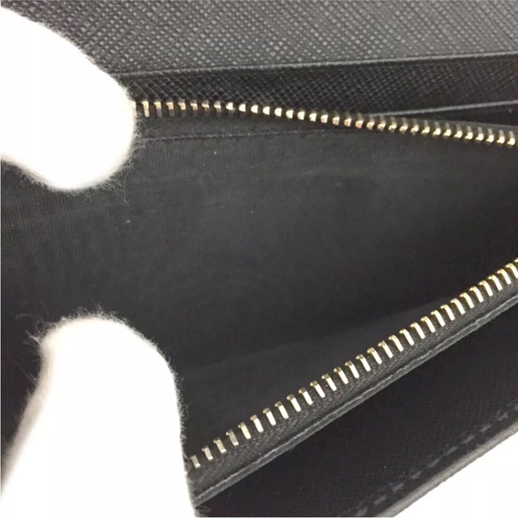 ✨🛍️ Prada Black Saffiano Leather Long Wallet with Bow - Picture 7 of 7